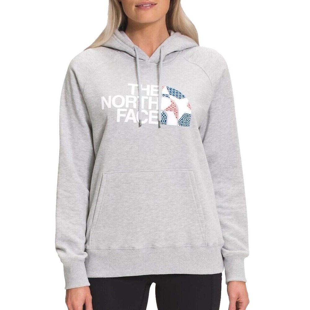 The North Face Women’s Gray Heather Pullover Sweatshirt Hoodie S